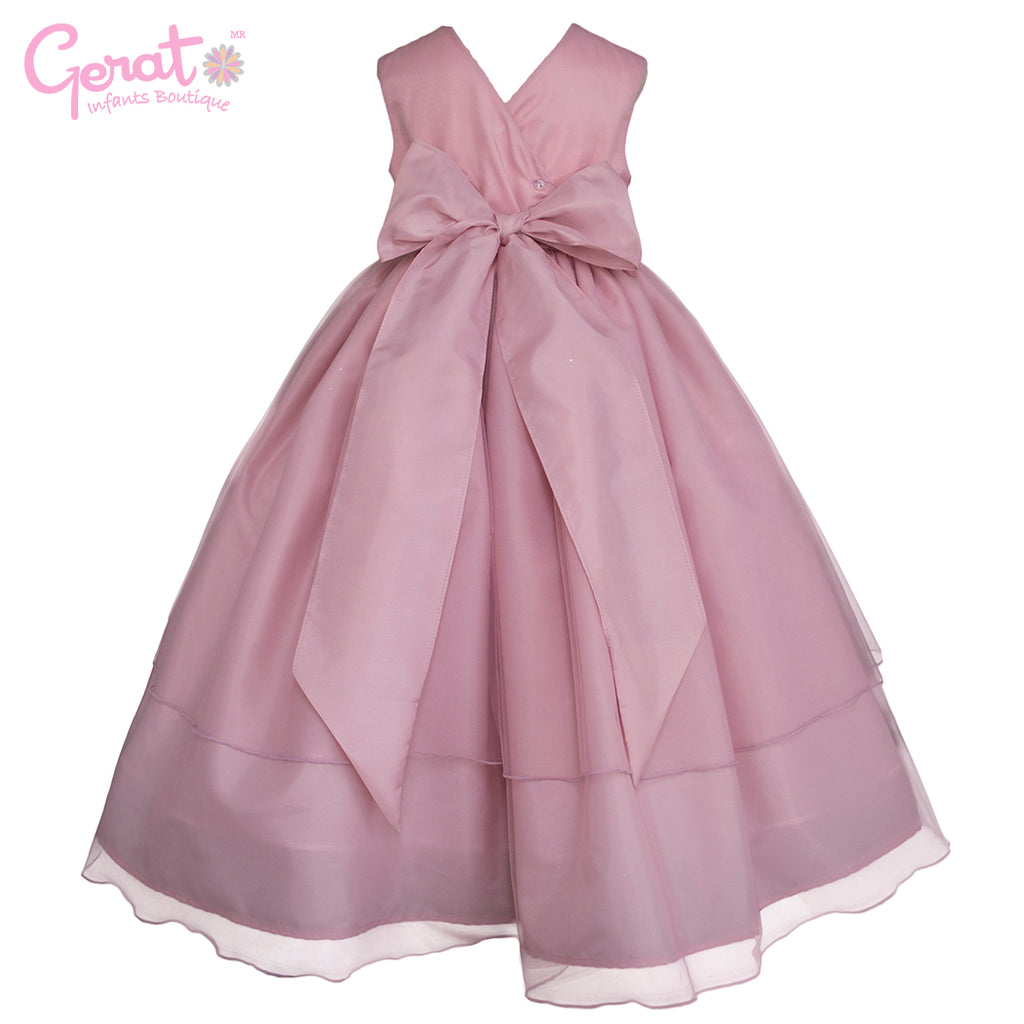 Zapatos para niña de fiesta color palo de rosa – Gerat Infants