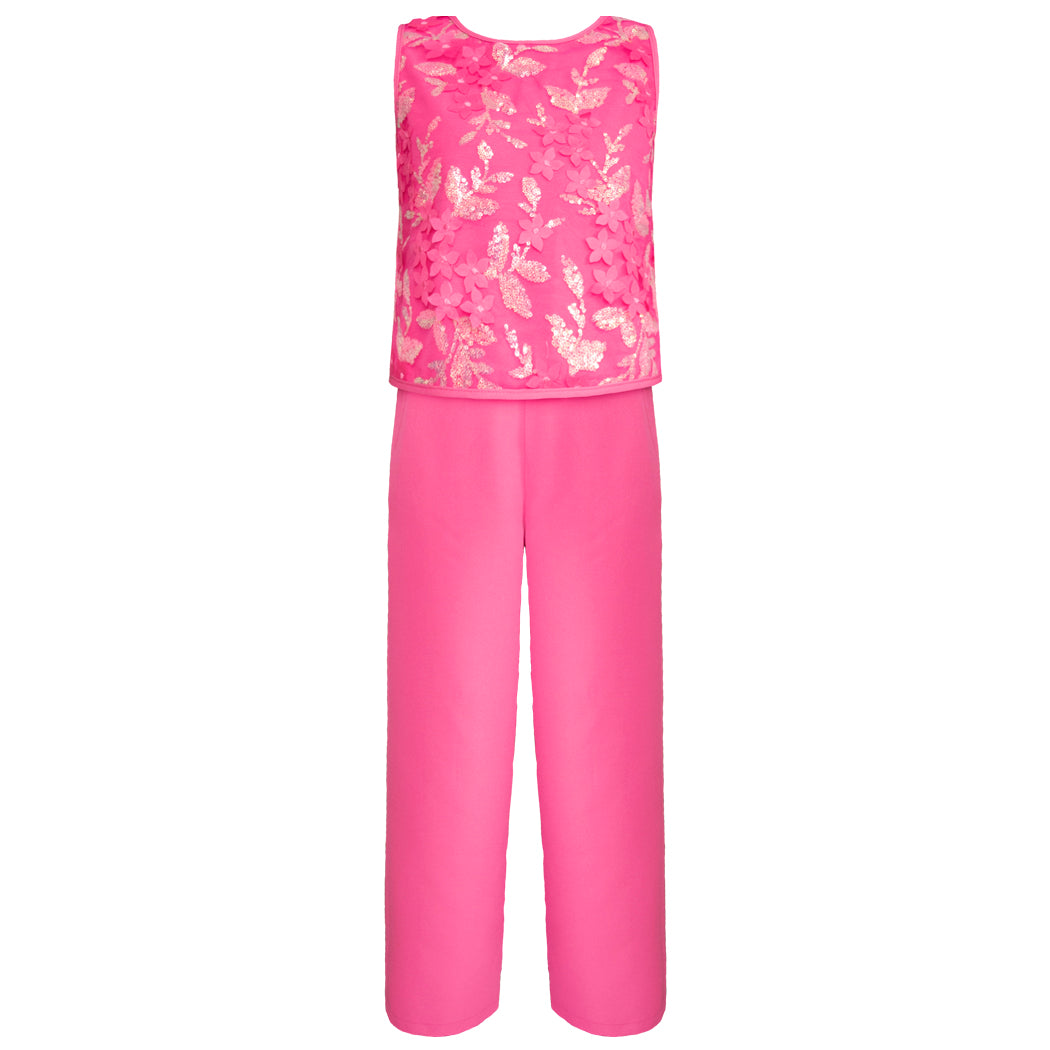 Conjunto fiusha de Pantalón y Blusa para Niñas de Gerat - Chic