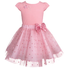 Conjunto falda con blusa rosa para Niñas de Gerat