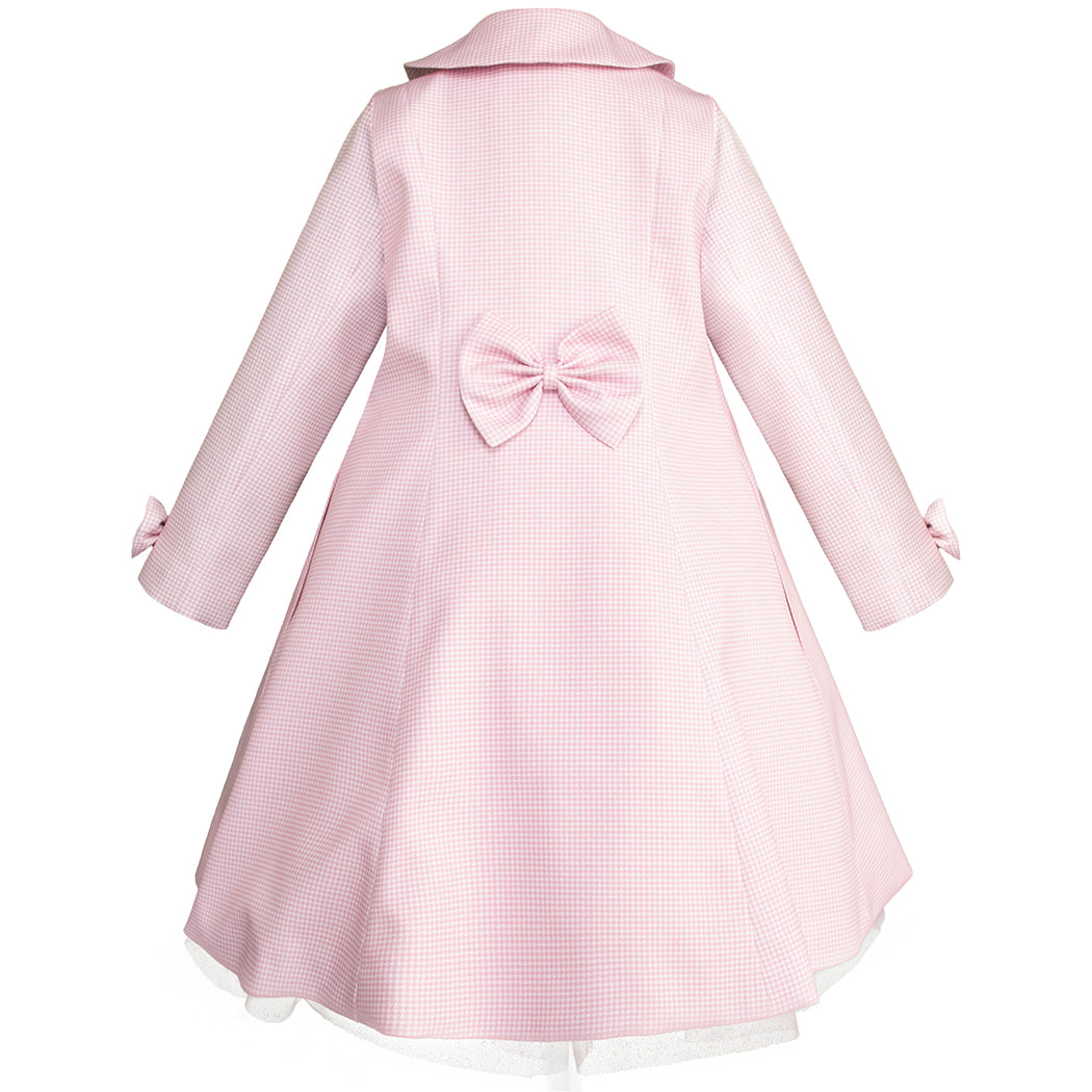 Conjunto Gerat para Niñas 3-10 Años - Vestido de Tul y Abrigo Rosa