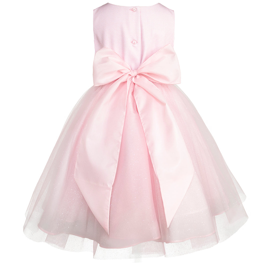 Conjunto Gerat para Niñas 3-10 Años - Vestido de Tul y Abrigo Rosa