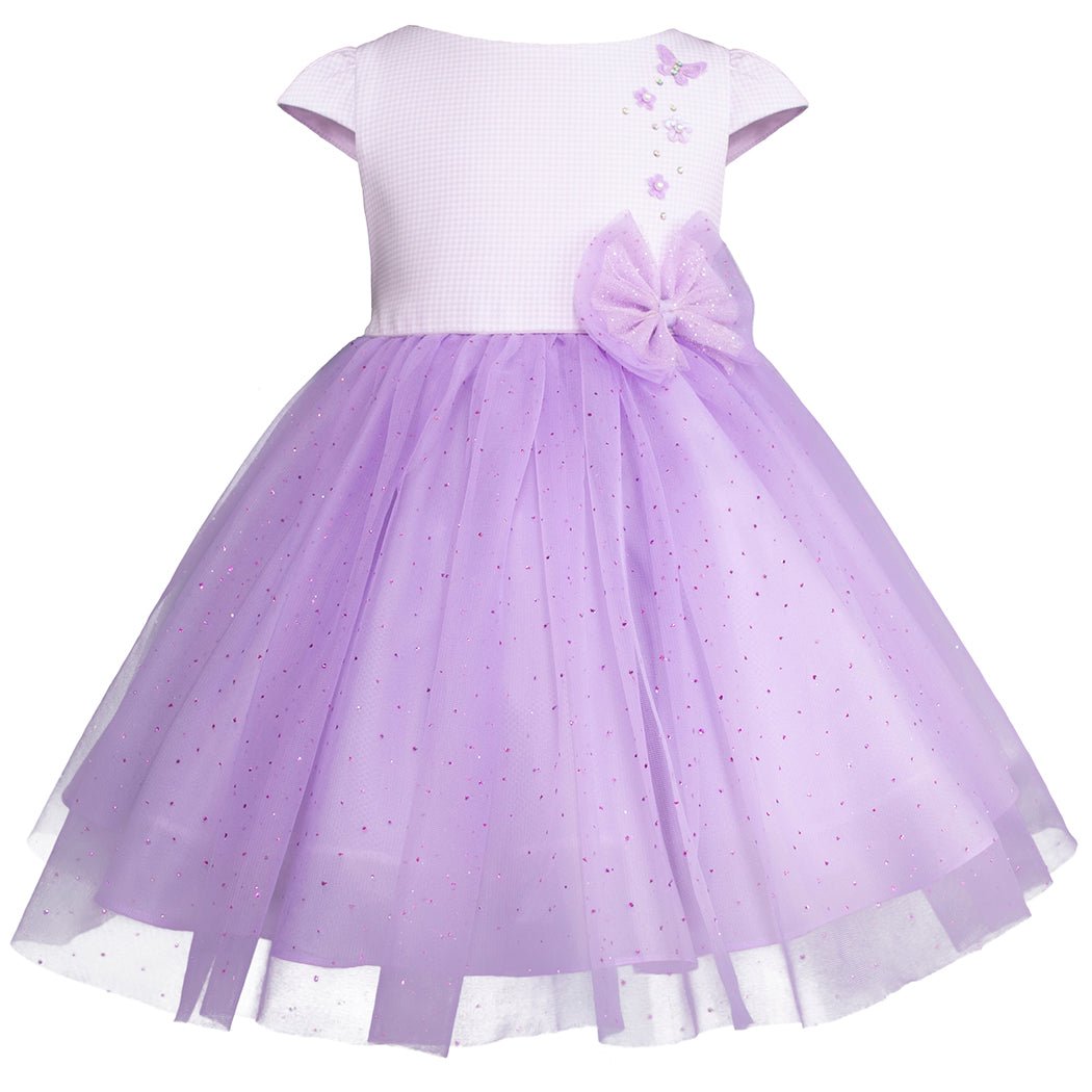 Vestido de Fiesta Lila Gerat para Niñas de 2 y 3 Años