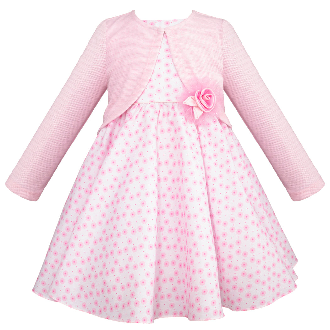 Vestido con Suéter Rosa para Niñas de 2 a 3 Años | Gerat