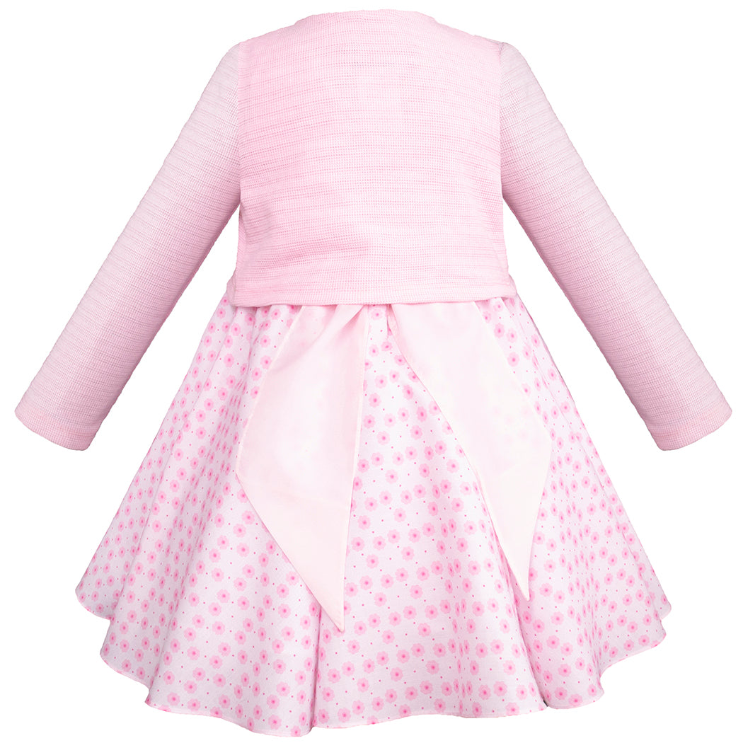 Vestido con Suéter Rosa para Niñas de 2 a 3 Años | Gerat