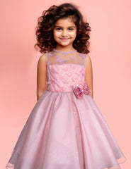 Vestido de Fiesta Mariposa Rosa para Niñas Gerat