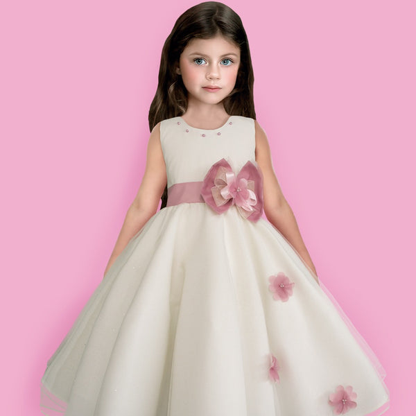 Vestido para niñas de 2 y 3 años rosa pastel Gerat – Gerat Infants