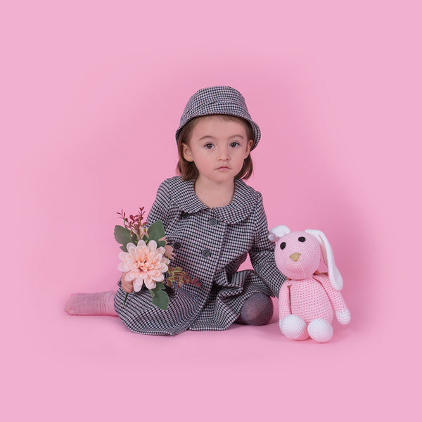 Abrigo para niña 2 y 3 años Gerat color hueso – Gerat Infants Boutique