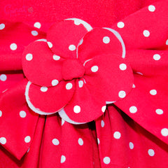 Vestido para niñas Gerat color rojo