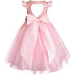 Vestido con rosa con tul para niñas de fiesta Gerat